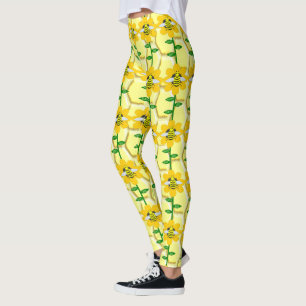 Lycklig Bee Day Birthday Bumblebee Leggings
