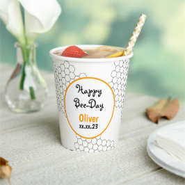 Lycklig Bee Day Honeycomb Pappra Kopp