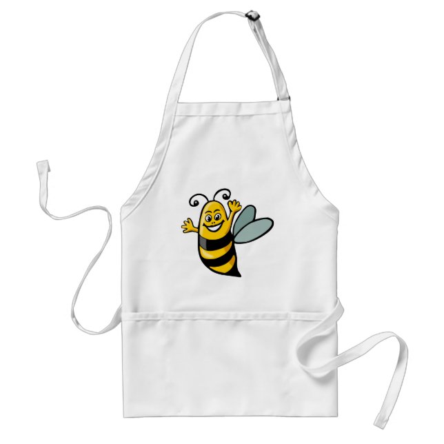 Lycklig Bee Förkläde (Framsidan)