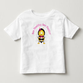 Lycklig Bee Girl Småbarn T-Shirt