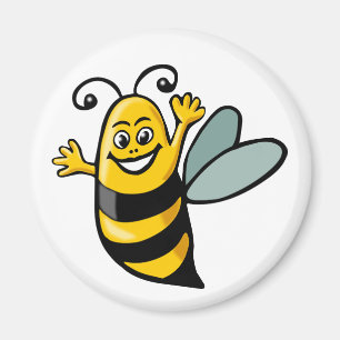 Lycklig Bee Magnet