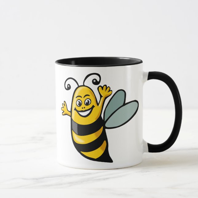 Lycklig Bee Mugg (Höger)