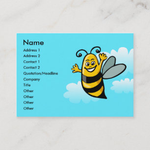 Lycklig Bee Visitkort