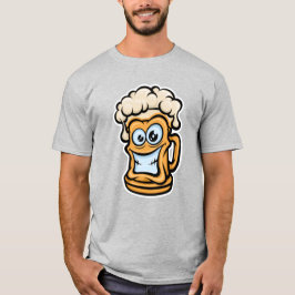 Lycklig Beer Mugg, Lusnyillustration T Shirt