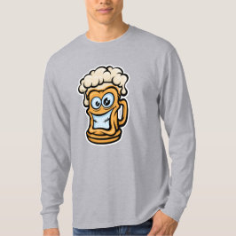 Lycklig Beer Mugg, Lusnyillustration T Shirt