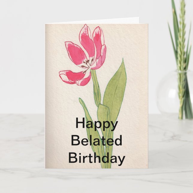 Lycklig Belad Birthday Kort (Framsida)