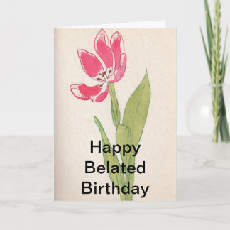 Lycklig Belad Birthday Kort