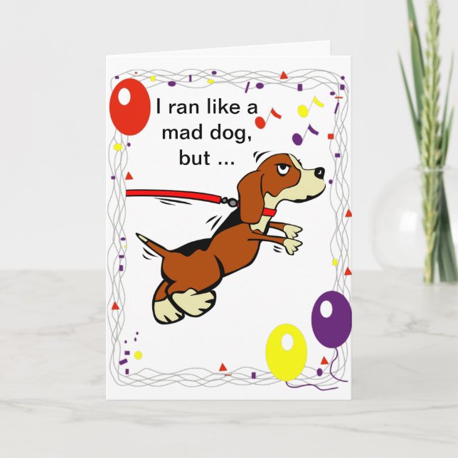 Lycklig Belad Birthday Kort (Framsida)