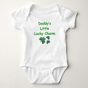 Lycklig berlock för pappor lite tee shirt