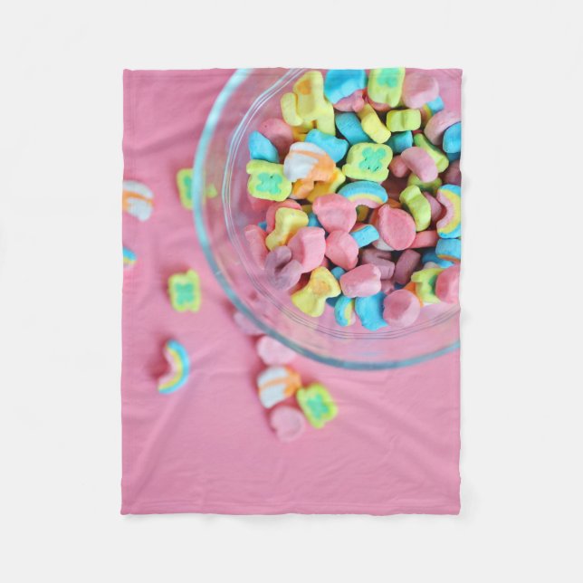 Lycklig berlockfilt fleecefilt (Framsidan)