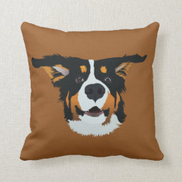 Lycklig Bernese Mountain Hund Kudde