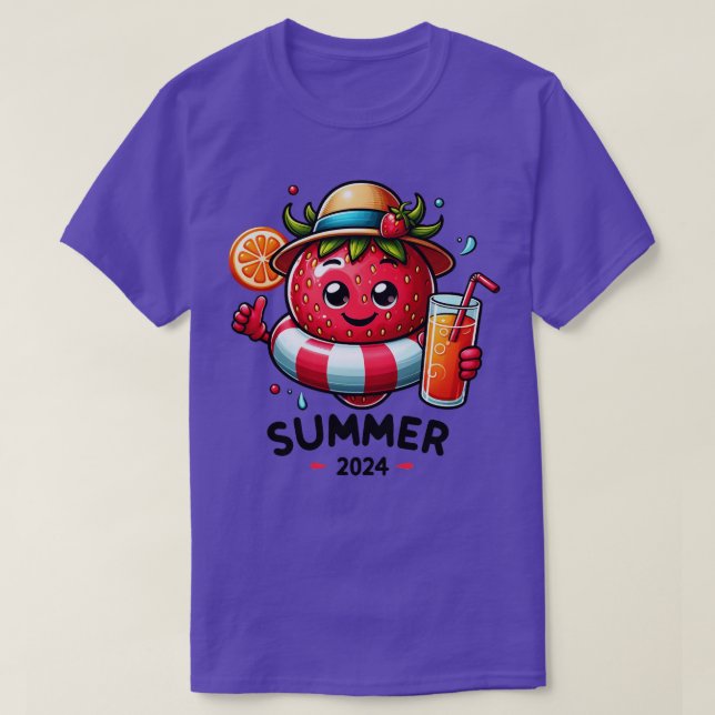 Lycklig Berry T Shirt (Design framsida)
