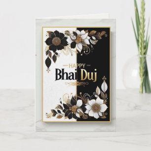 Lycklig Bhai Duj Helgkort