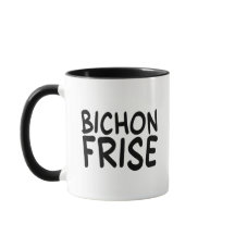 Lycklig Bichon Frise Serieteckensats Mugg