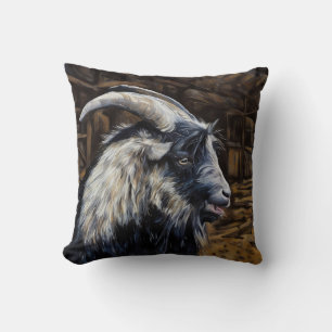 Lycklig Billy Goat Kudde