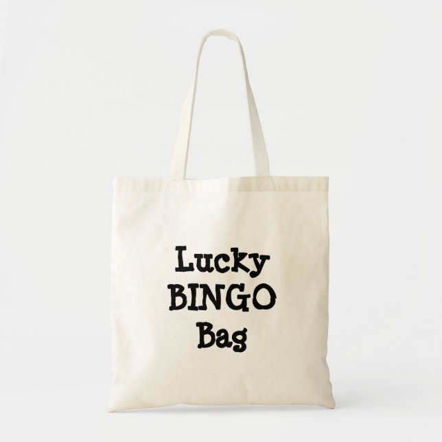 Lycklig BINGO-handväska Tygkasse (Framsidan)