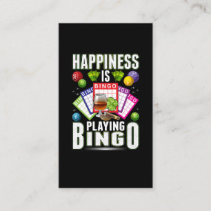 Lycklig Bingo Player Manar Women Funny Bingo Visitkort