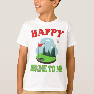 Lycklig Birdie to Me - Lustigt golf till Golfer Bi T Shirt