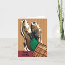 Lycklig Birthay retro Kort