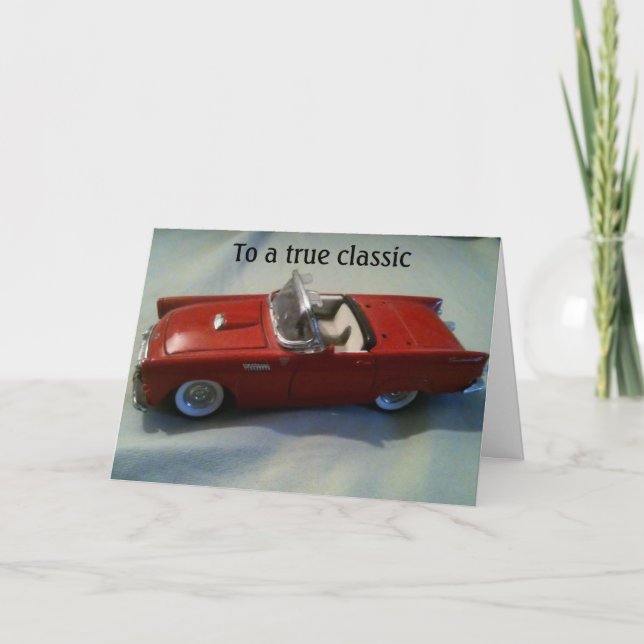 LYCKLIG BIRTHAY TILL EN VERKLIG KLASSIK KORT (Framsida)