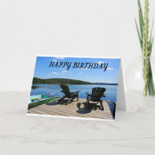 LYCKLIG **BIRTHDAY** SOM EN DAG I SJÖ! KORT