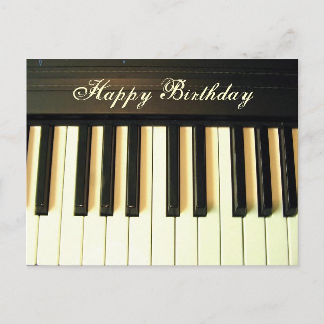 Lycklig Birthday_ vykort (Framsida)