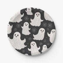 Lycklig Black & White Halloween Ghost