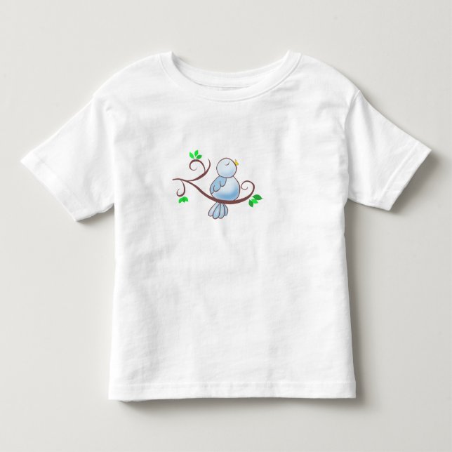 Lycklig blåsångare t-shirt (Framsida)