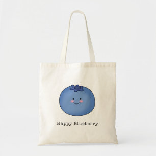 Lycklig Blueberry Tygkasse