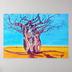 Lycklig Boabs Poster