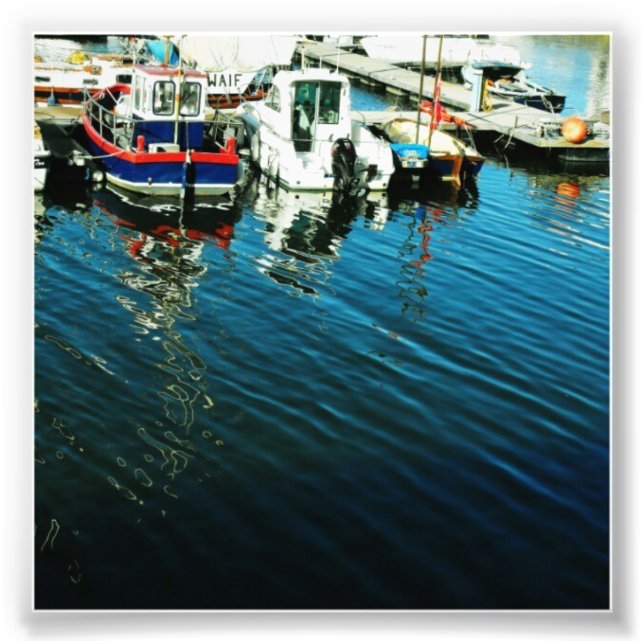 Lycklig Boats Fototryck (Framsidan)