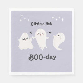Lycklig Boo Day | Spooky BOO-dagen Firande Pappersservett
