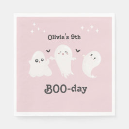 Lycklig Boo Day | Spooky BOO-dagen Firande Pappersservett