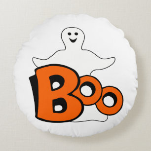 Lycklig Boo Ghost Rund Kudde
