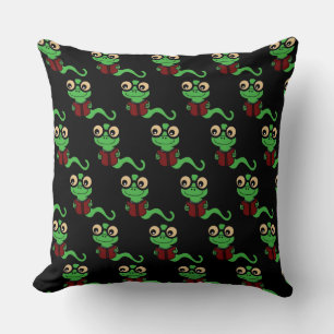 Lycklig Bookworm Black Kudde