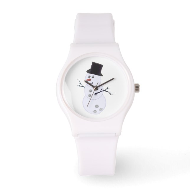 Lycklig Bowlidays Snögubbe Armbandsur (Framsida)