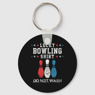 Lycklig Bowlingpresent För Män Make Pappa Eller Po Nyckelring