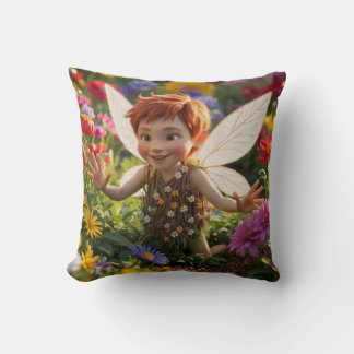 Lycklig Boy Fairy Kudde