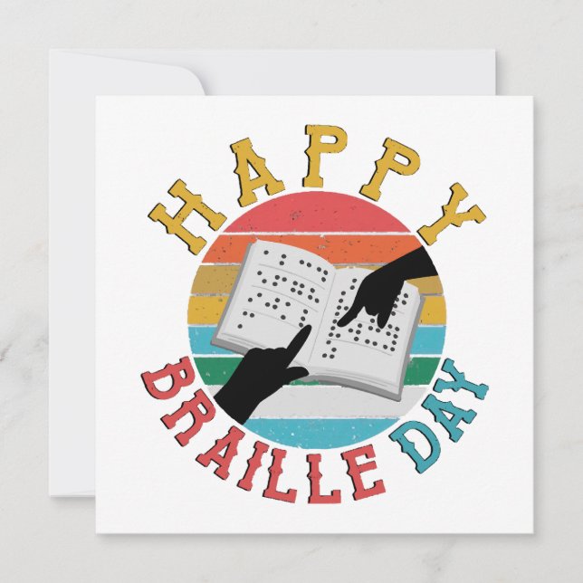 Lycklig Braille Day (Framsida)