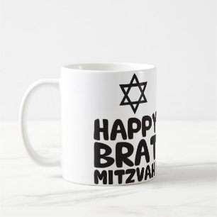 Lycklig Brat Mitzvah (Pub/Bat mitzvah) Kaffemugg