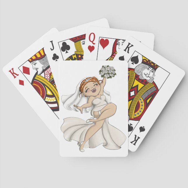 Lycklig Bride 03 Casinokort (Baksidan)
