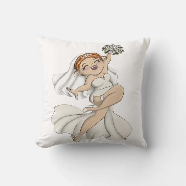 Lycklig Bride 03 Kudde (Framsida)