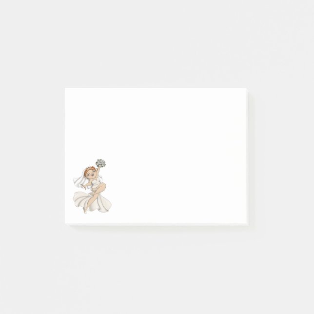 Lycklig Bride 03 Post-it Block (Framsida)