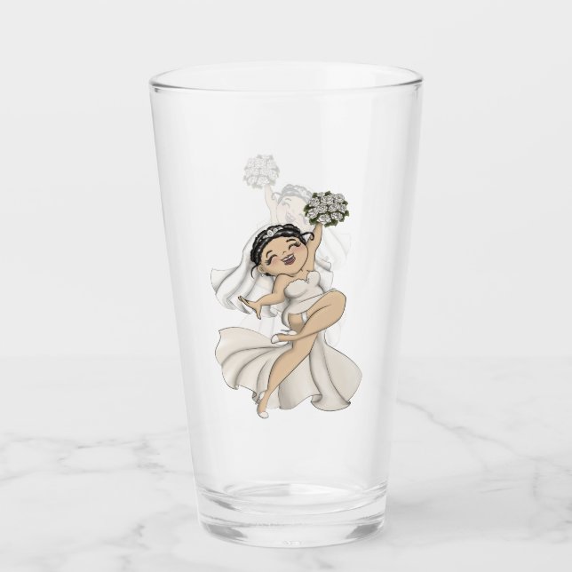 Lycklig Bride 11 Glaskopp (Framsida)