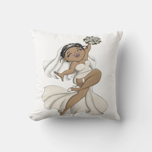 Lycklig Bride 11 Kudde (Framsida)