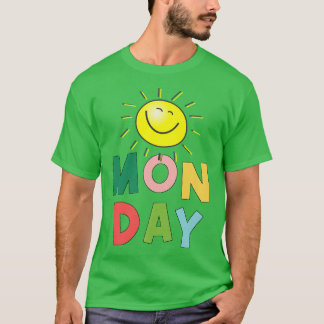 Lycklig Bright Sunny måndag T Shirt