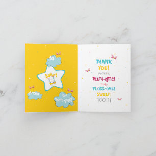 Lycklig Bright Tooth Fairy Land Sparkly Magic Roli Kort