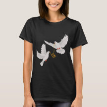 Lycklig Bröllop T-Shirt