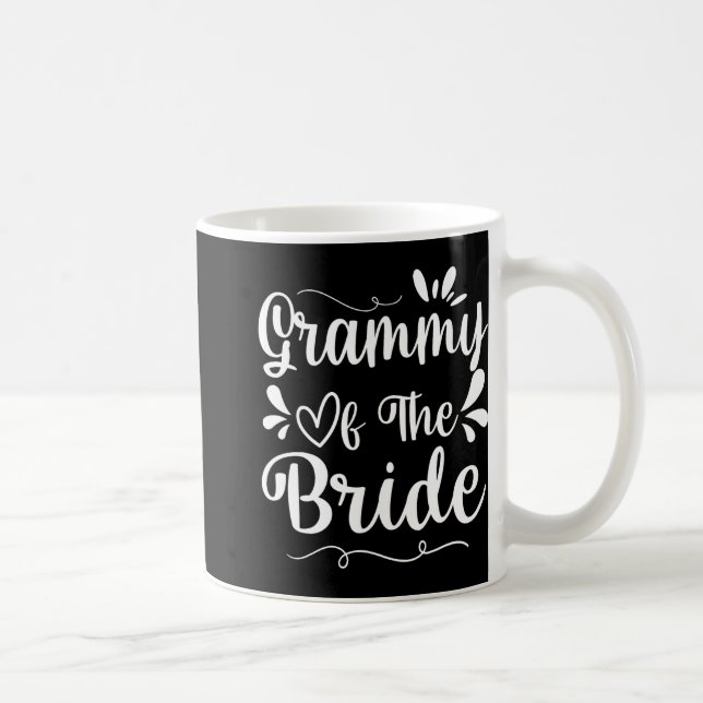 Lycklig Bröllopsdag Gift Dag Make Maka Mormor Till Kaffemugg (Höger)