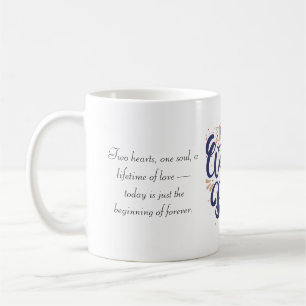 Lycklig Bröllopsdag Tote Bag - Romantic Gift Kaffemugg